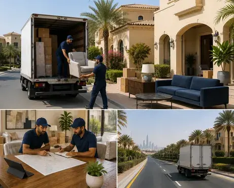 Furniture relocation service for villas in Arabian Ranches