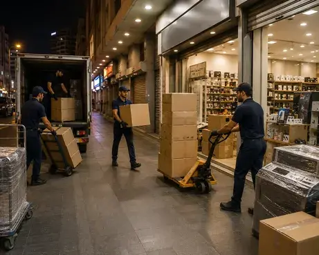 Furniture relocation service for apartments in Deira