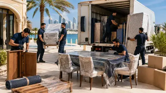 Furniture movers Palm Jumeirah safely moving household furniture