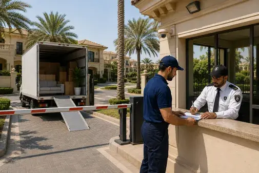 Furniture Movers Emirates Hills handling high value villa furniture