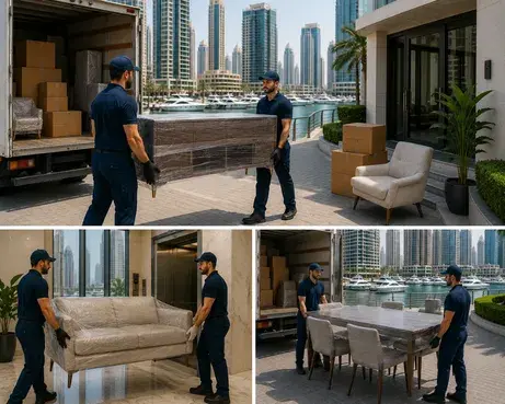 Trusted furniture movers providing relocation services in Dubai Marina