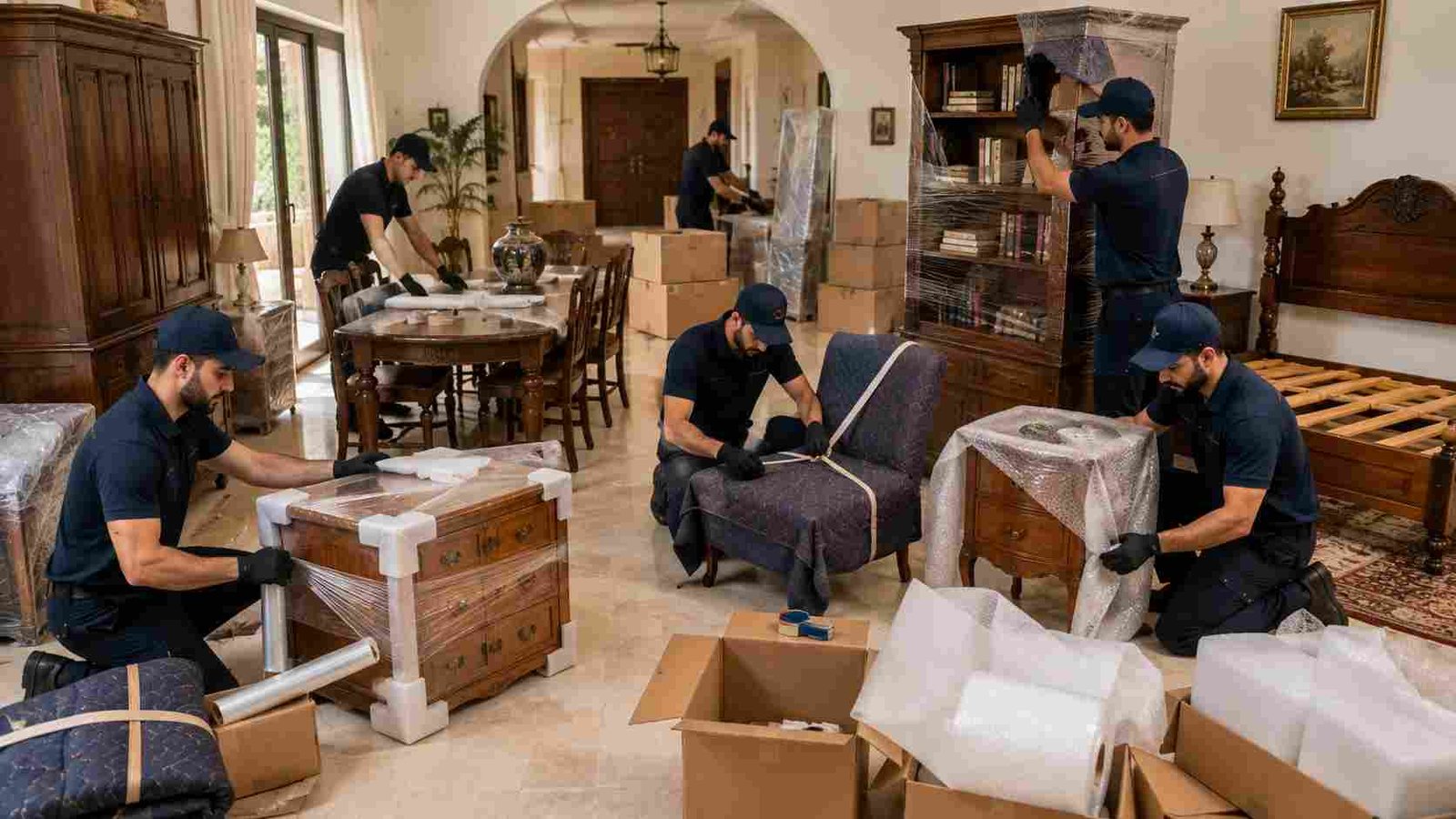 Safe furniture transportation by movers in Jumeirah